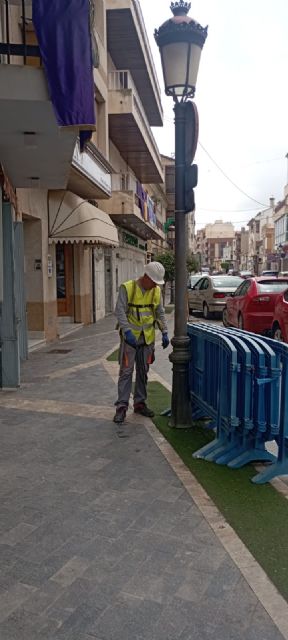 El Ayuntamiento mejora el alumbrado en calles de la zona comercial y hostelera de Puerto Lumbreras - 1, Foto 1