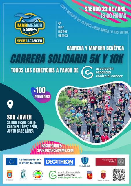Carrera Solidaria 5K y 10K Mar Menor Games -Sport4Cancer - 1, Foto 1
