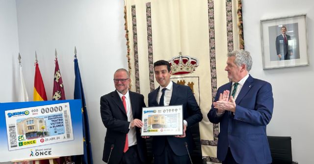 El cupón de la ONCE contará con el Teatro Victoria de Blanca como protagonista con motivo del XXV aniversario de su rehabilitación - 1, Foto 1