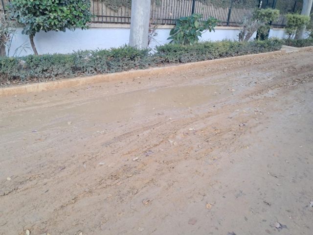 La falta de mantenimiento en las Alamedas convierte el paseo en una pista de patinaje peligrosa para los vecinos, denuncia el PSOE de Lorca - 3, Foto 3