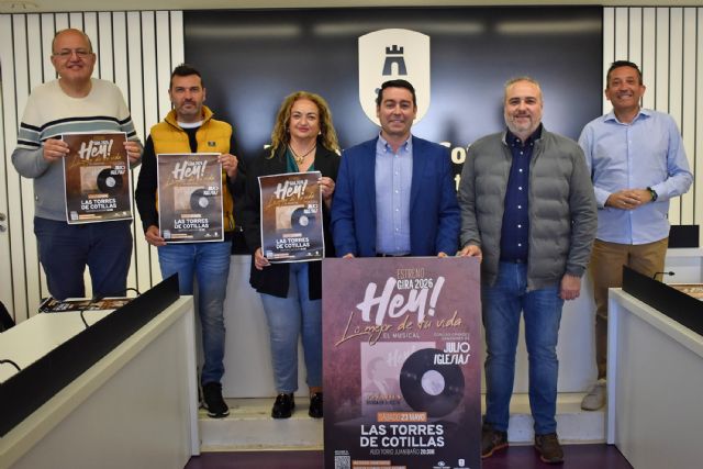 La gira 2026 del tributo musical a Julio Iglesias se estrenará en Las Torres de Cotillas - 3, Foto 3