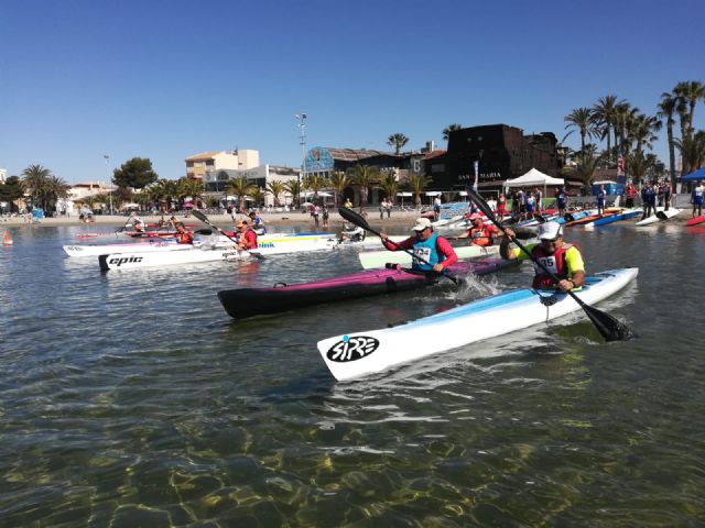 112 palistas de nueve clubes participan en la regata de la Liga Autonómica celebrada en San Pedro del Pinatar - 2, Foto 2