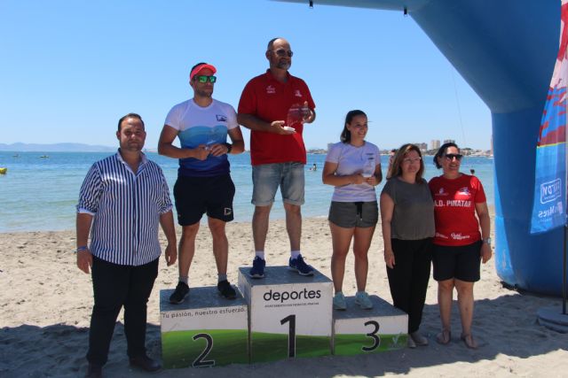 112 palistas de nueve clubes participan en la regata de la Liga Autonómica celebrada en San Pedro del Pinatar - 3, Foto 3
