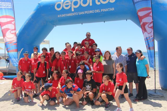 112 palistas de nueve clubes participan en la regata de la Liga Autonómica celebrada en San Pedro del Pinatar - 4, Foto 4
