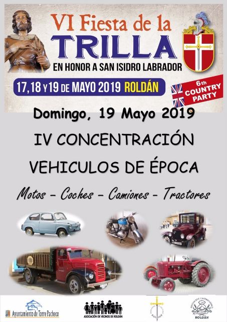 Roldán pone en valor nuestras tradiciones, patrimonio cultural, histórico y etnográfico con la celebración de La Fiesta de la Trilla los días 17, 18, y 19 de mayo - 5, Foto 5