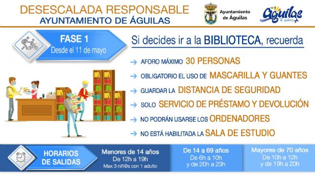 La biblioteca reabre sus puertas con servicio exclusivo de préstamo y devolución de libros - 1, Foto 1