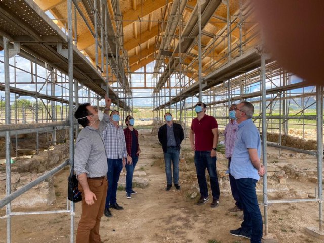 Avanzan las obras de la cubrición del yacimiento de Villaricos - 1, Foto 1