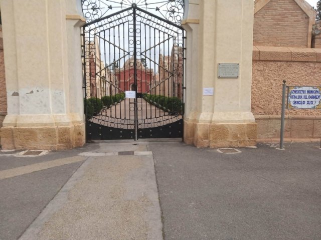 El Cementerio Municipal “Nuestra Señora del Carmen” abre mañana 14 de mayo - 2, Foto 2