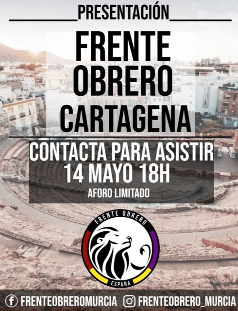 El submarino amanece con una pancarta del Frente Obrero - 1, Foto 1