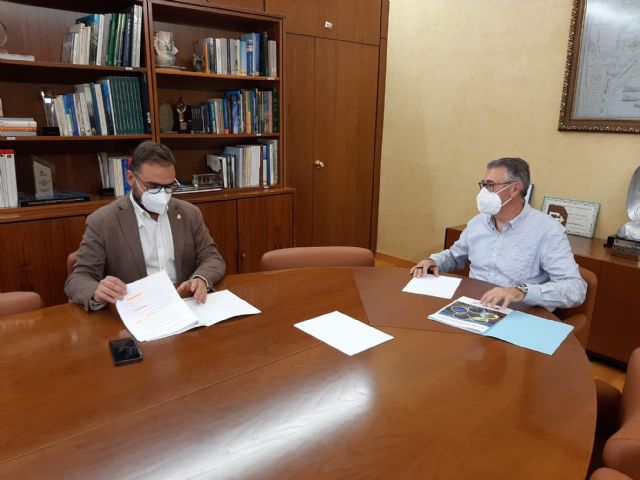 El alcalde de Lorca mantiene una reunión de trabajo con el presidente de la Confederación Hidrográfica del Segura - 1, Foto 1