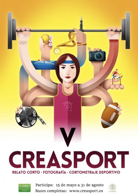 El Certamen Internacional de Artes Creativas, Actividad Física y Deporte CREASPORT llega a su quinta edición - 1, Foto 1