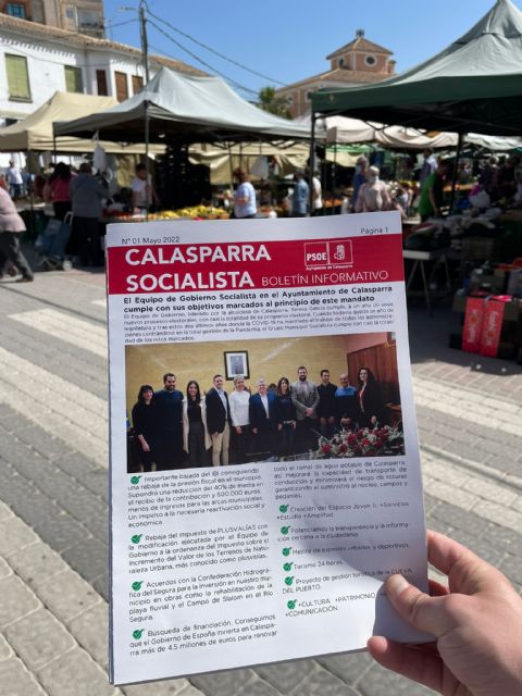La Agrupación Socialista de Calasparra publica el Boletín Informativo Calasparra Socialista - 1, Foto 1