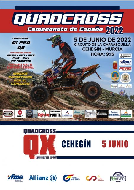 Cehegín acogerá el domingo, 5 de junio, el Campeonato Nacional de Quad Cross - 3, Foto 3