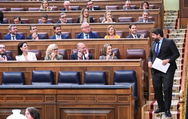 López Miras defiende en el Congreso el mantenimiento del Trasvase y apela a un Pacto Nacional del Agua basado en el consenso - 3, Foto 3