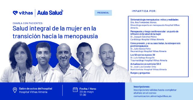 Vithas Almería celebra una jornada informativa gratuita sobre salud integral de la mujer en la transición hacia la menopausia - 2, Foto 2