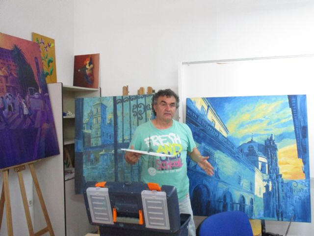 Javier Lorente impartió una masterclass de pintura para los mayores de Servicios Sociales - 2, Foto 2