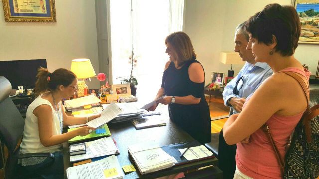 CTSSP entrega al Gobierno el acuerdo firmado por sus tres concejales - 2, Foto 2