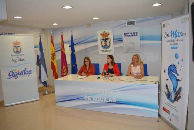 Esta mañana se han presentado las actividades y cursos de verano de la Universidad del Mar en su  35ª edición en Águilas - 1, Foto 1