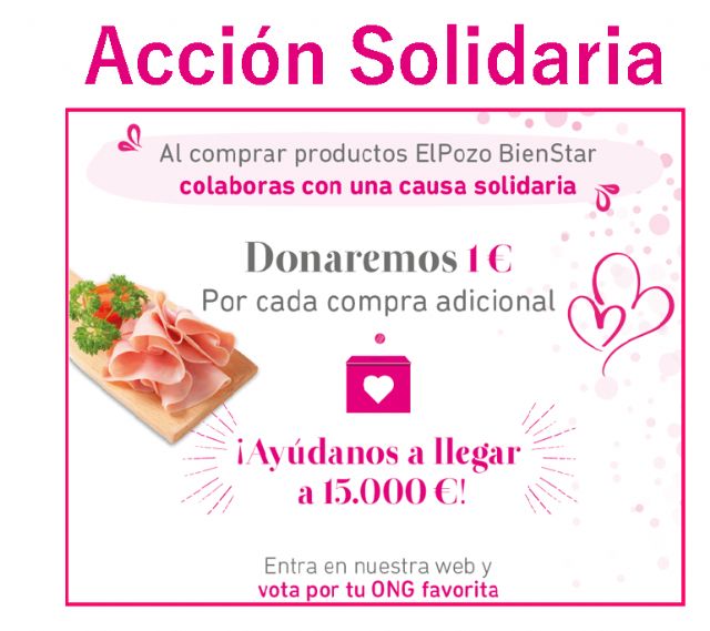 ELPOZO BIENSTAR donar hasta 15.000 euros a tres ONG por la compra de sus soluciones, Foto 1