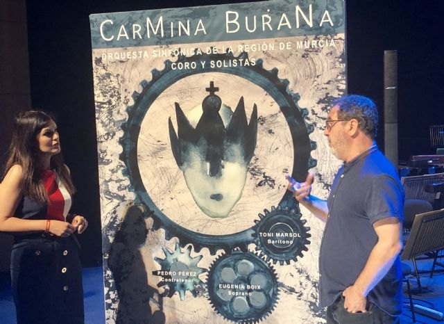 La Orquesta Sinfónica de la Región despide su temporada con la obra ´Carmina Burana´ y un gran montaje escénico del artista Ángel Haro - 2, Foto 2