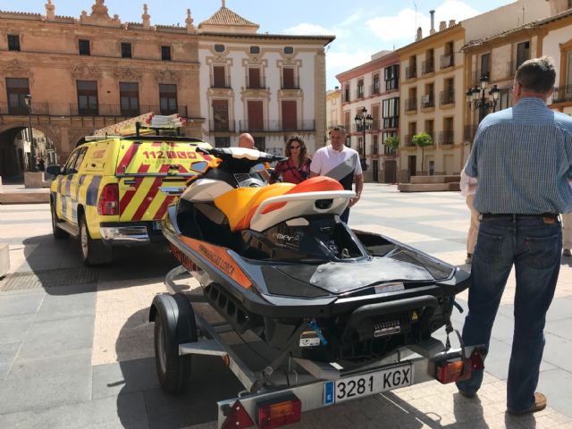 El Servicio Municipal de Emergencias incorpora al Plan Copla 2019 una moto acuática para reforzar las labores de salvamento y rescate en la costa lorquina - 1, Foto 1