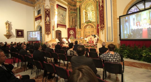 La UCAM celebra San Antonio con una misa por las víctimas del Coronavirus - 1, Foto 1