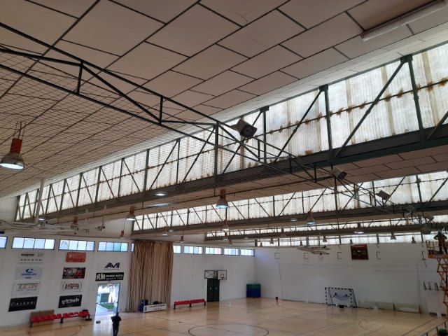 Se instala un nuevo equipo de megafonía para mejorar la sonorización del Pabellón Municipal Manuel Ibáñez, Foto 2