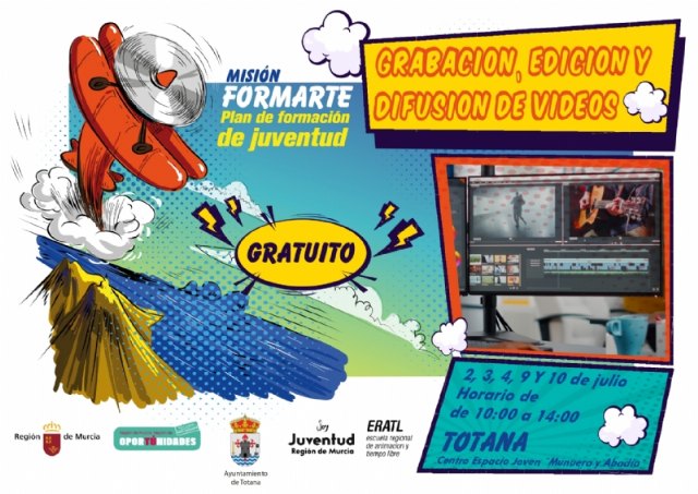 Juventud oferta el Curso gratuito “Grabación, edición y difusión de vídeos”, Foto 3