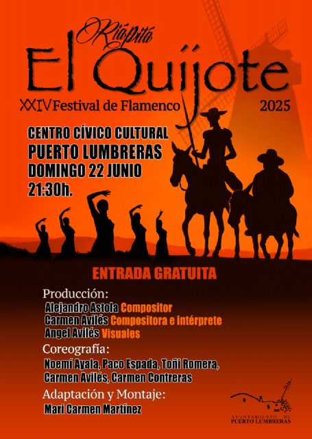 La Academia de Baile Riá Pitá celebrará el XXIV Festival de Flamenco 'El Quijote' el próximo domingo, 22 de junio - 1, Foto 1