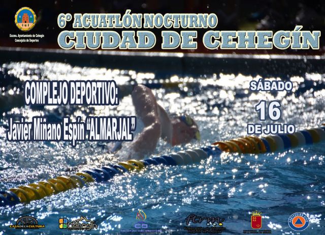 El VI Acuatlón Nocturno 'Ciudad de Cehegín' se celebrará el próximo sábado, 16 de julio - 1, Foto 1