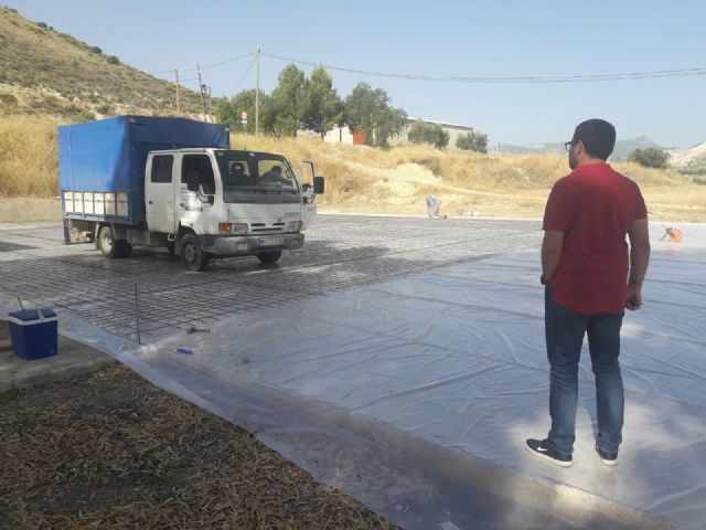Iniciados los trabajos de reparación de la pista polideportiva de Canara - 2, Foto 2
