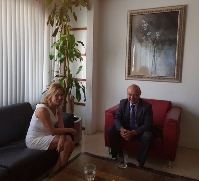 La alcaldesa de Campos del Río mantiene un encuentro con el consejero de Hacienda y Administraciones Públicas - 2, Foto 2