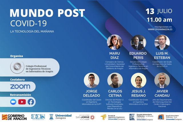 Éxito de participación en las jornadas MUNDO POST COVID19: LA TECNOLOGÍA DEL MAÑANA - 1, Foto 1