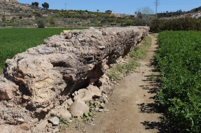 Huermur denuncia el preocupante estado del albercón medieval de Monteagudo - 3, Foto 3
