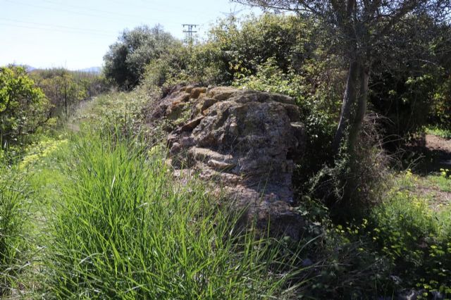 Huermur denuncia el preocupante estado del albercón medieval de Monteagudo - 5, Foto 5