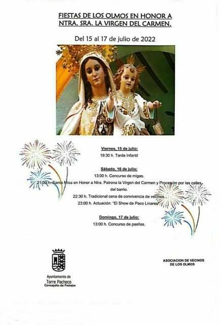 Fiestas de Los Olmos en honor a Ntra. Sra. la Virgen del Carmen - 1, Foto 1