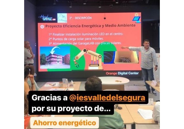 El IES Valle del Segura de Blanca premiado por la fundación orange con 10.000€ - 1, Foto 1