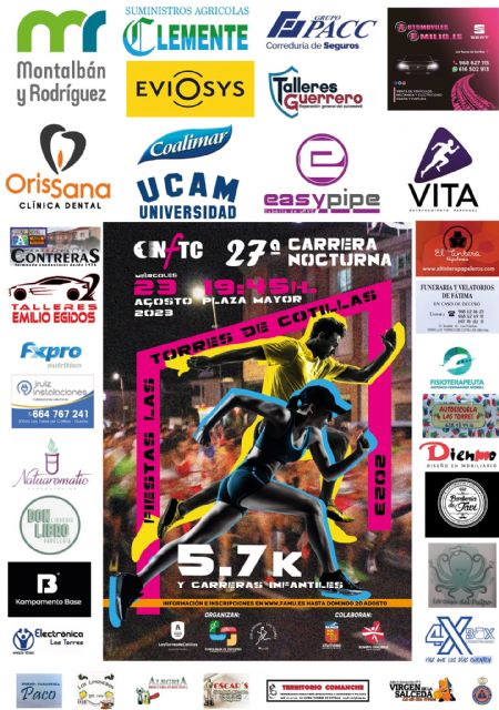 El 23 de agosto, Las Torres de Cotillas repite cita con la Running Challenge - 1, Foto 1