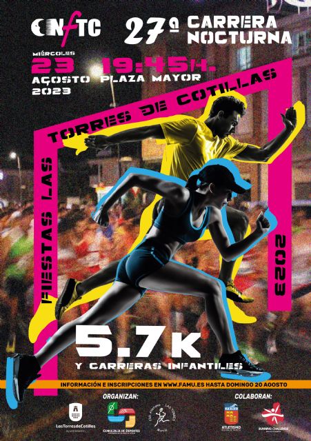 La carrera popular nocturna de las fiestas patronales torreñas celebrará su 27ª edición - 1, Foto 1