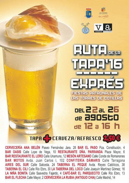 La Ruta de la Tapa Exprés de las Fiestas torreñas vuelve a su cita con 16 bares participantes - 2, Foto 2