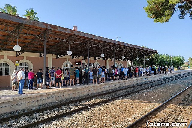 La Plataforma en Defensa del Ferrocarril de la Región de Murcia vuelve a llamar a la movilización ciudadana frente al cierre de la línea Murcia-Águilas