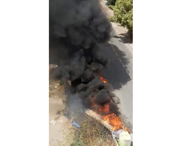 El calor sofocante y los numerosos incendios hacen insoportable la estancia en Alquerías - 3, Foto 3