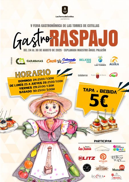 11 establecimientos llenarán de riquísimas tapas los siete días de una V Feria Gastro-Raspajo que ofrecerá cada noche música en directo - 5, Foto 5