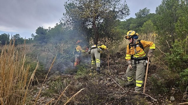 Conato de incendio forestal en la Sierra de Los Gavilanes, Yecla - 1, Foto 1
