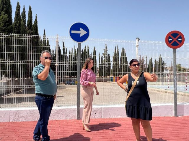 Sangonera la Verde estrena nueva acera junto al CEIP Nicolás de Raya mejorando la seguridad escolar con una inversión de más de 38.000€ - 2, Foto 2