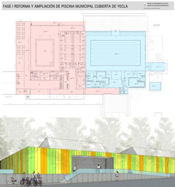 Se inician los trabajos de ampliación de la piscina cubierta - 1, Foto 1