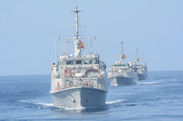 Ejercicios de Adiestramiento Colectivo de la armada española visitan Águilas - 1, Foto 1