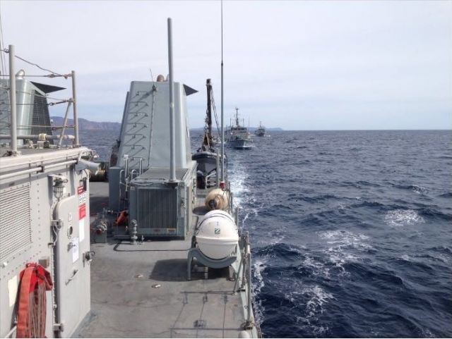 Ejercicios de Adiestramiento Colectivo de la armada española visitan Águilas - 4, Foto 4