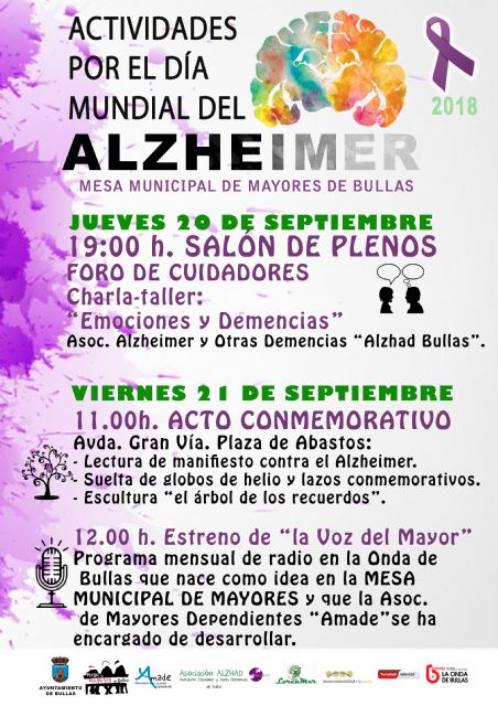 Bullas conmemora con distintas actividades el Día Mundial del Alzheimer - 1, Foto 1