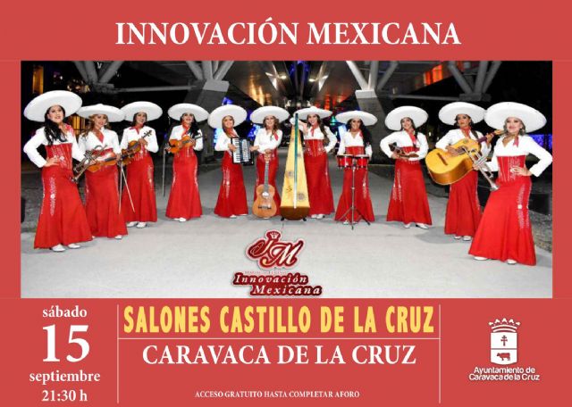 El espectáculo de 'Innovación mexicana' previsto para este sábado se traslada a Salones Castillo de la Cruz - 1, Foto 1